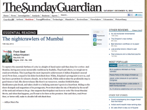 Review of Front Seat by The Sunday Gaurdian